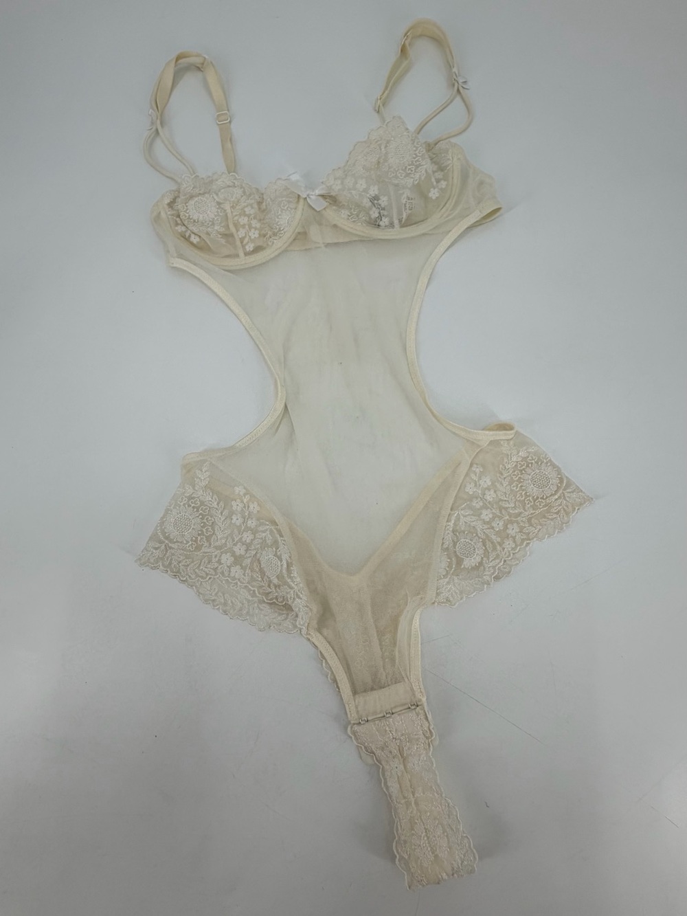 Ritratti Lace One Piece Bodysuit Lingerie Size 34 Small